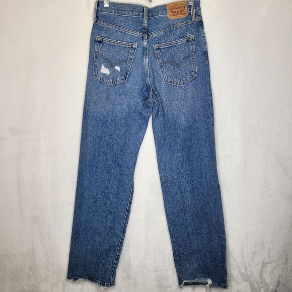 Levi's Distressed 94 Baggy Jeans Size 26 - Picture 5 of 10
